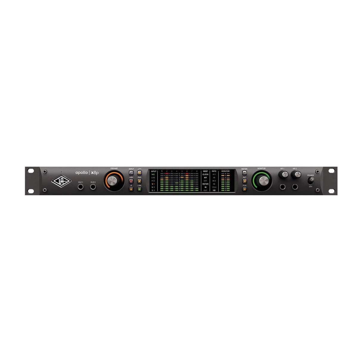 Universal Audio Apollo x8P Audio Interface with Thunderbolt 3 16-In/22-Out