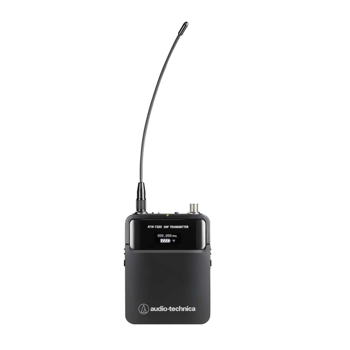 Audio-Technica ATW-T3201a 3000 Series Bodypack Transmitter DE2 470.125-529.975 MHz