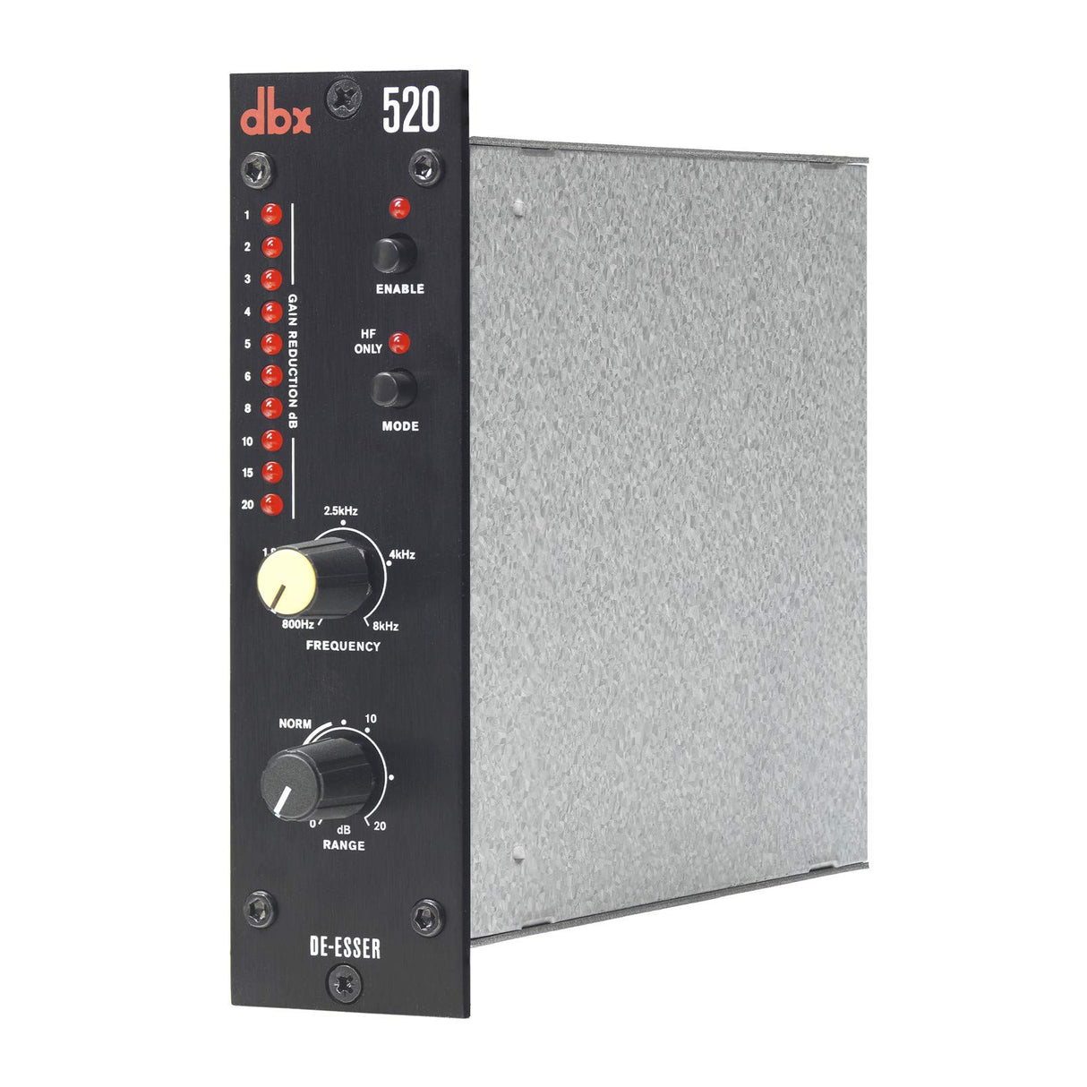 DBX 520 Analog High Frequency Control HF Mode In Out Switch Gain Reduction Metering De Esser