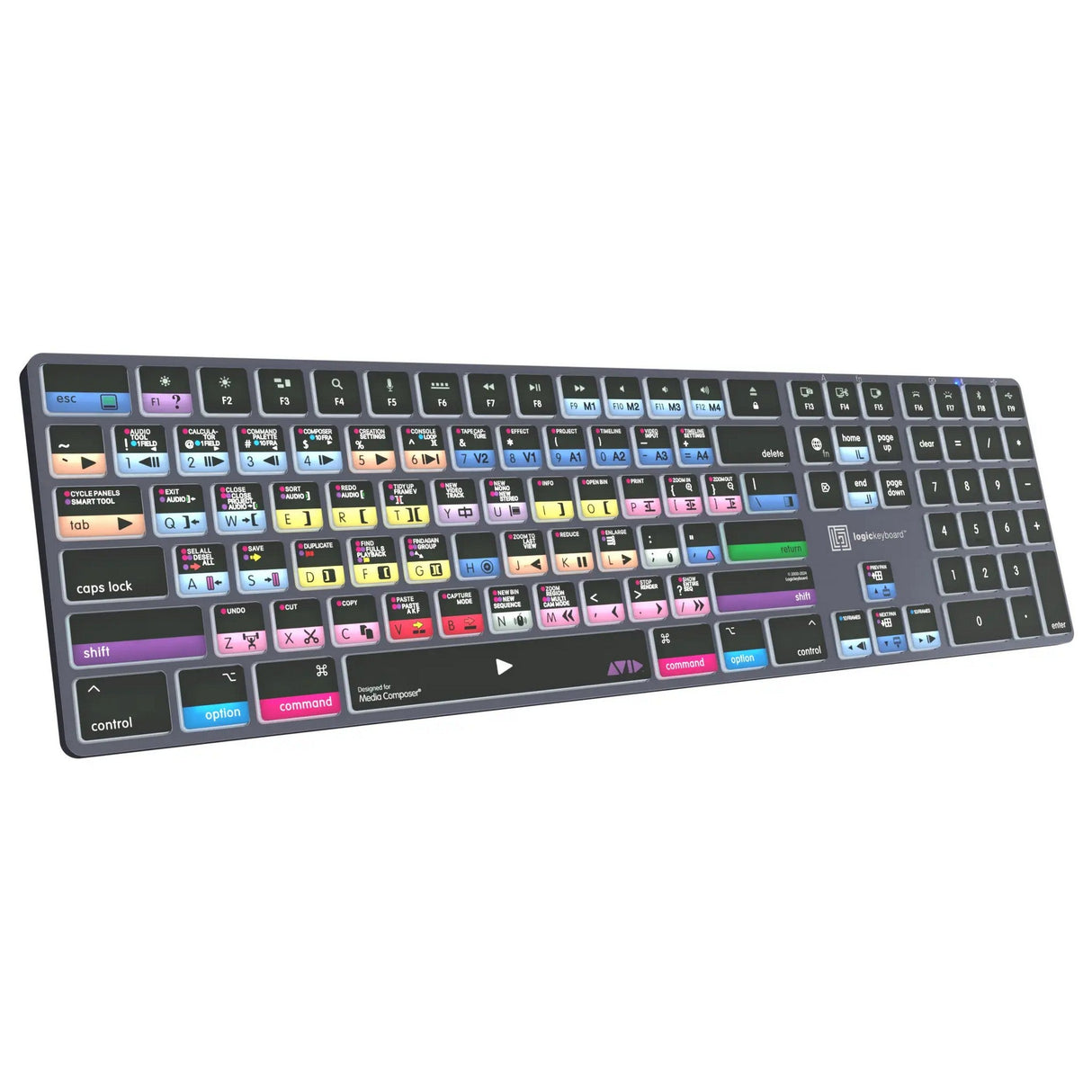 Logickeyboard Avid Media Composer PRO Titan for Mac US English