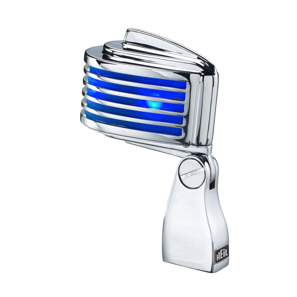 Heil Sound The Fin Cardioid Dynamic Microphone Chrome Body / Blue LED