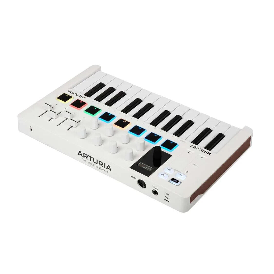 Arturia MiniLab 3 25-Note Compact MIDI Keyboard and Pad Controller White (Used) - used