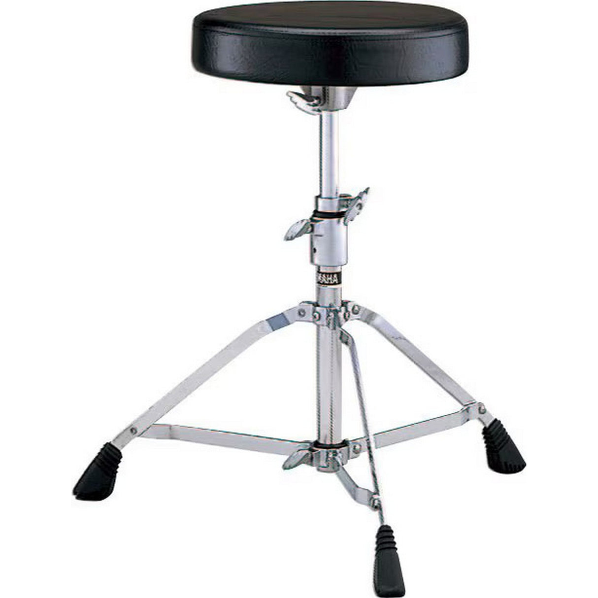 Yamaha Drum Throne for Acoustic/Electronic Drum Sets - DS-550: Lightweight, Single-Braced; 2’’ thick padded cushion