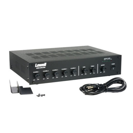 Lowell MA60 Mixer with 60W Amplifier Rackmount