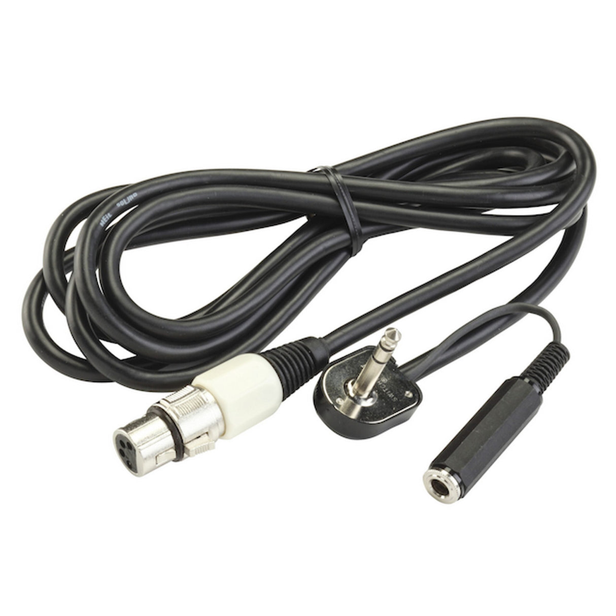 Heil Sound CC-1-C XLR4 to Collins 3/16 Inch Right Angle Microphone Cable 8 Feet