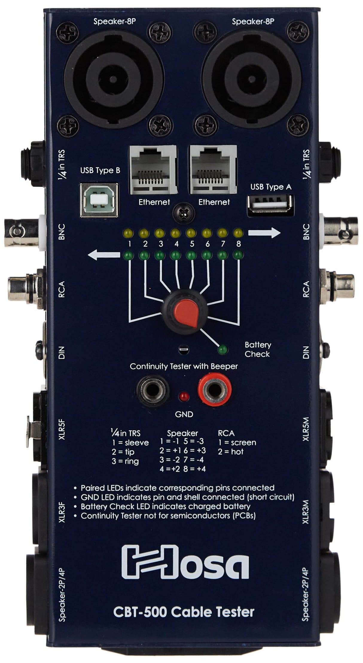 Hosa CBT-500 Audio Signal Cable Tester