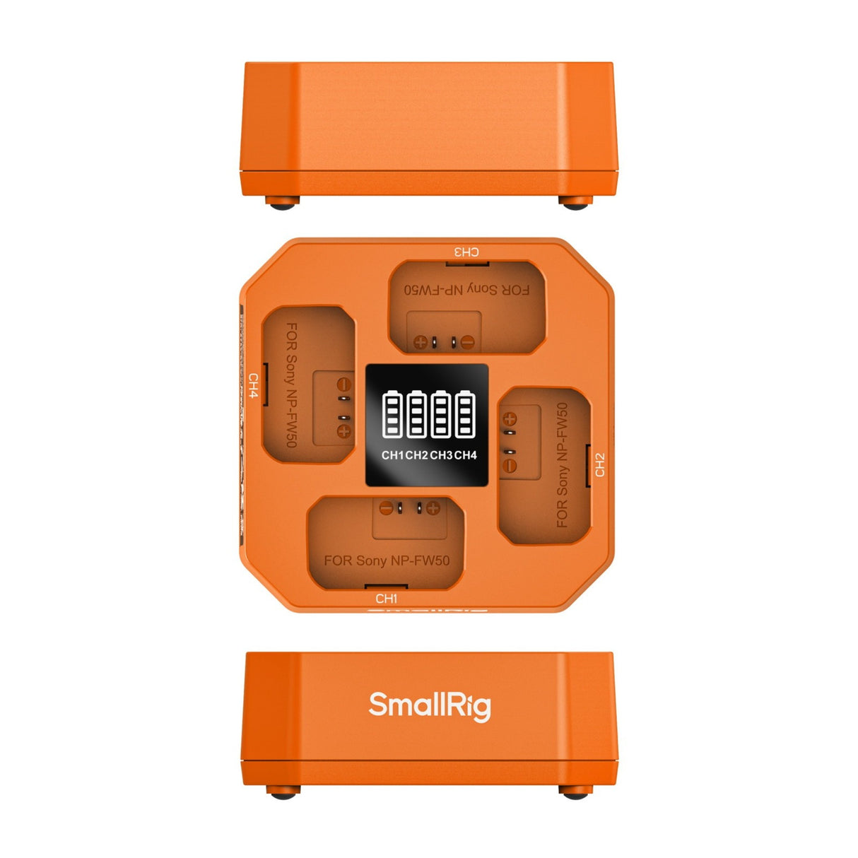 SmallRig 5749 Four-Channel Camera Battery Charger for NP-FW50