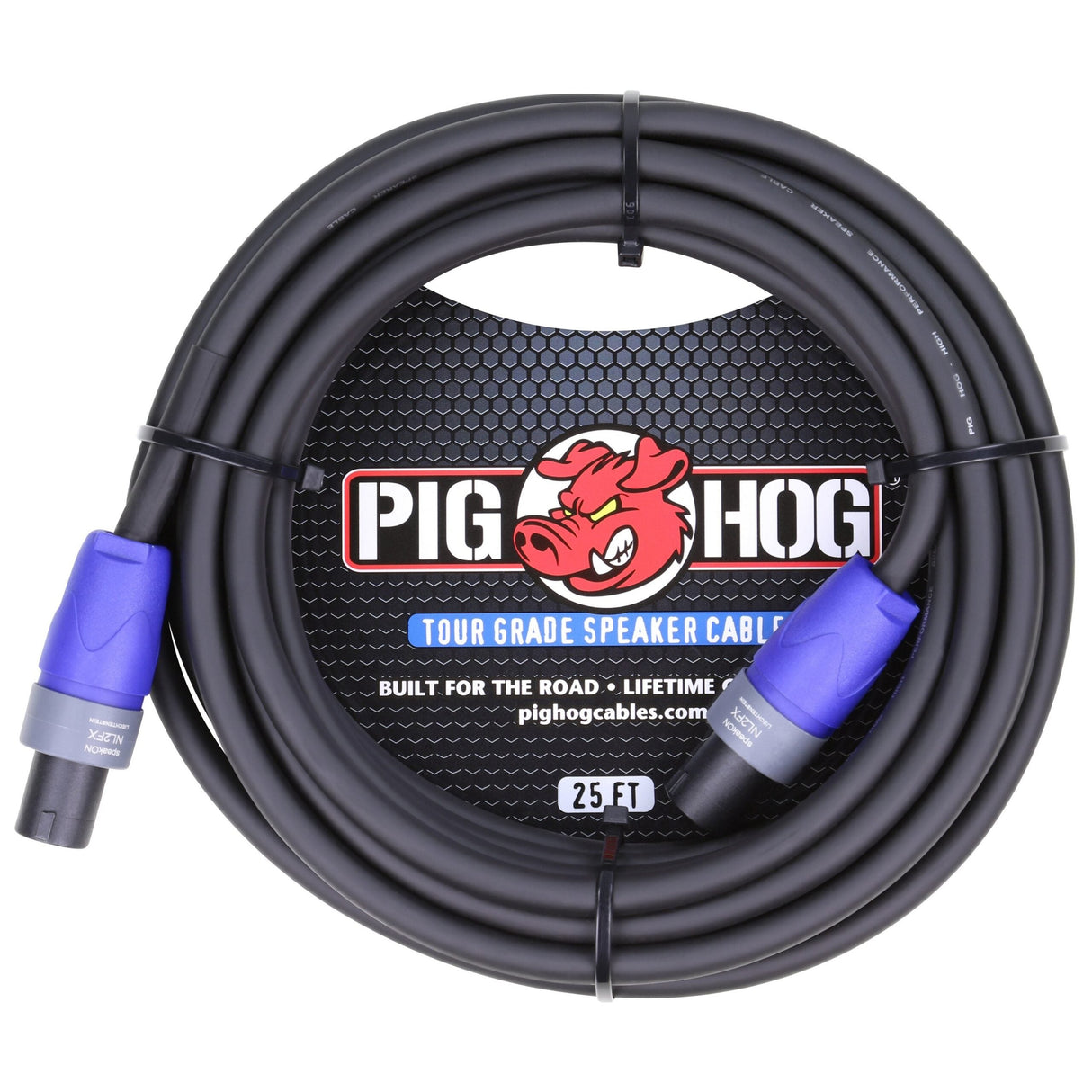 Pig Hog PHSC25SPK 25ft Speaker Cable S-PackON to S-PackON