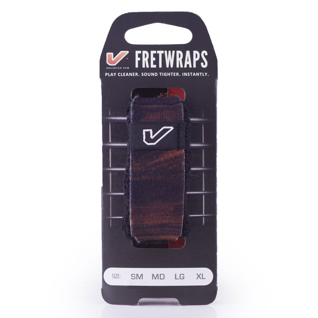 Gruv Gear FretWraps String Muter Wood Walnut 1-Pack Large - accessories