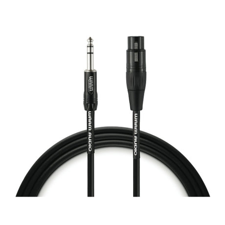 Warm Audio PRO-XLRF-TRSM-3 Pro Series Studio and Live XLR Female To TRS Male 3 Foot