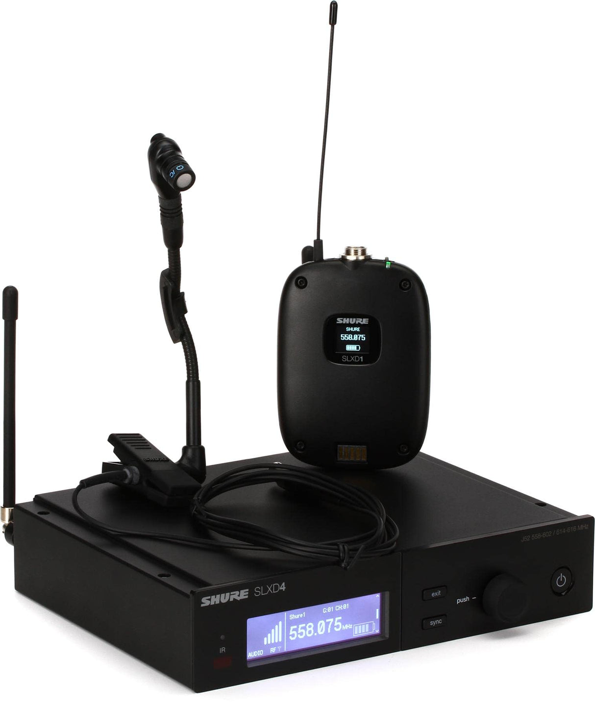 Shure SLXD14/98H Wireless Beta 98H/C Gooseneck Microphone System - G58: 470 - 514 MHz