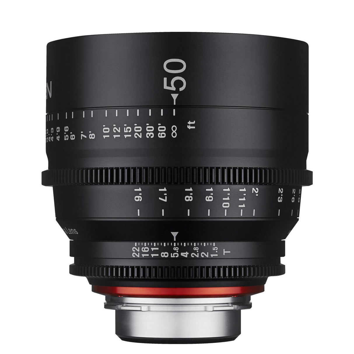 Rokina XN50-C Xeen 50mm T1.5 Professional Cine Lens for Canon EF Mount