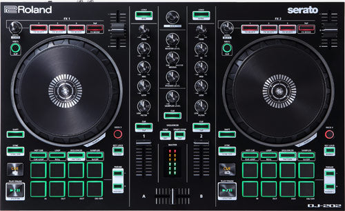 Roland DJ-202 Two-Channel DJ Controller with TR Drums