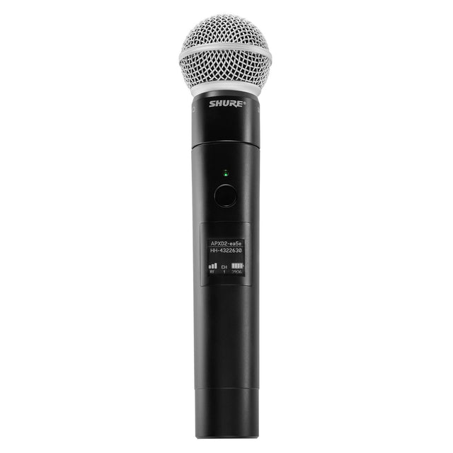 Shure MXW2X/SM58 Rechargeable Handheld Transmitter with SM58 Capsule for MXW neXt 2 Systems Z10 1920-1930 MHz