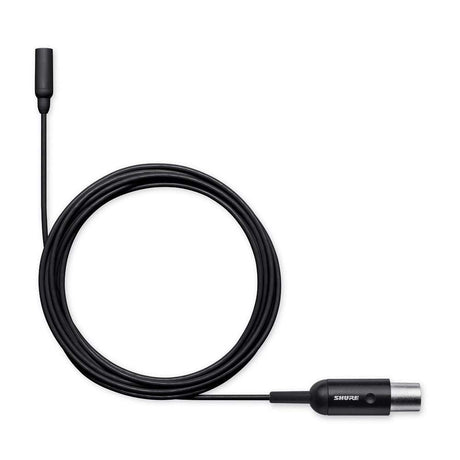 Shure TL48B/O TwinPlex Omnidirectional Subminiature Lavalier Microphone Black with TA4F Connector and Accessories