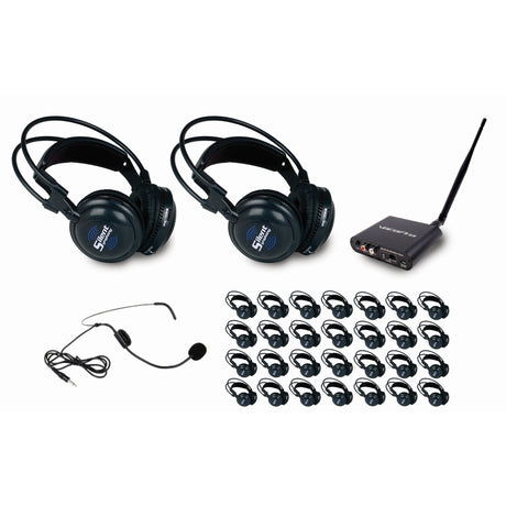 VocoPro SilentSymphony-Seminar-Talk 30-Station Receiver Stereo Wireless Listening System 908.70-926.30 MHz