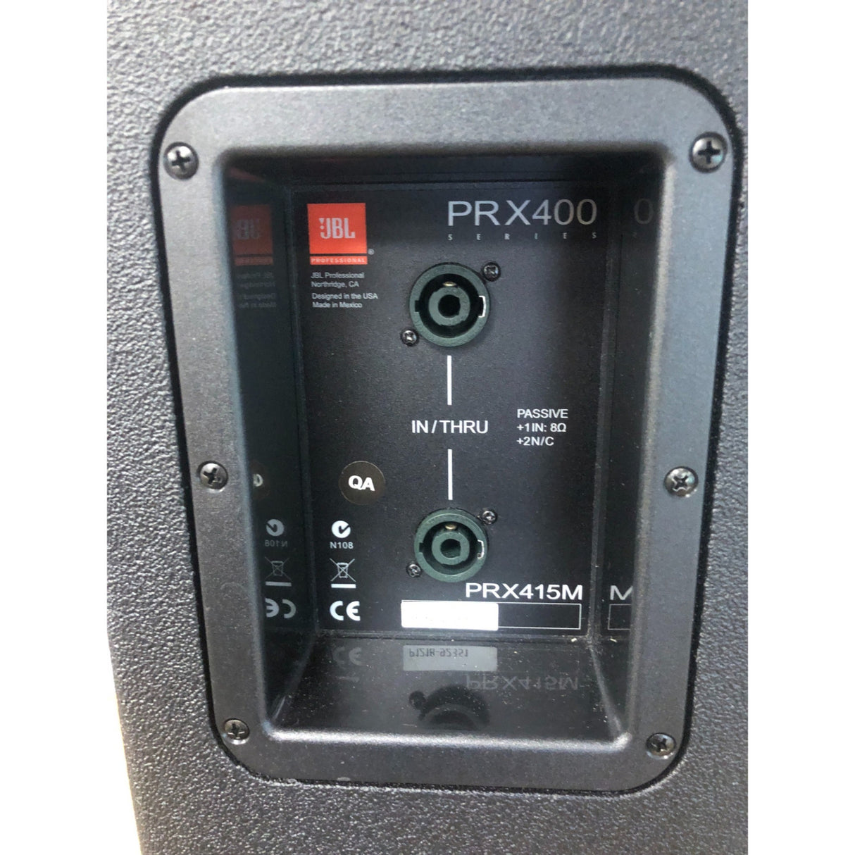 JBL - JBL PRX415M 15" Two-Way Stage Monitor and Loudspeaker (Used) - JBL PRX415M