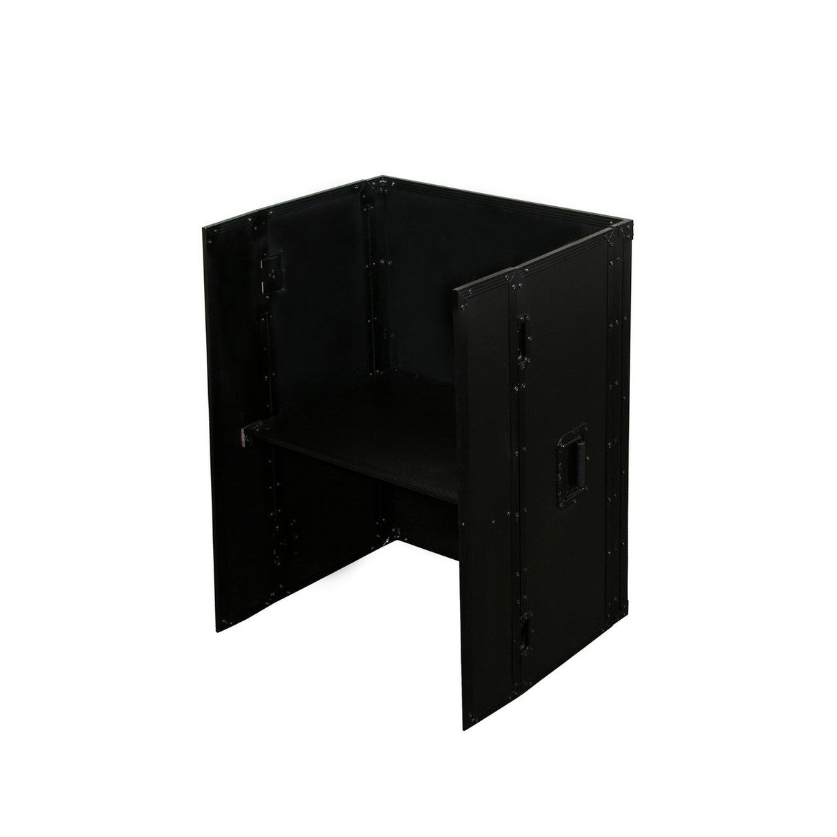 Odyssey 26-Inch Wide 36-Inch Tall Black Label Portable Interior Support Shelf Foldout Flight Case Stand for Dj Coffins