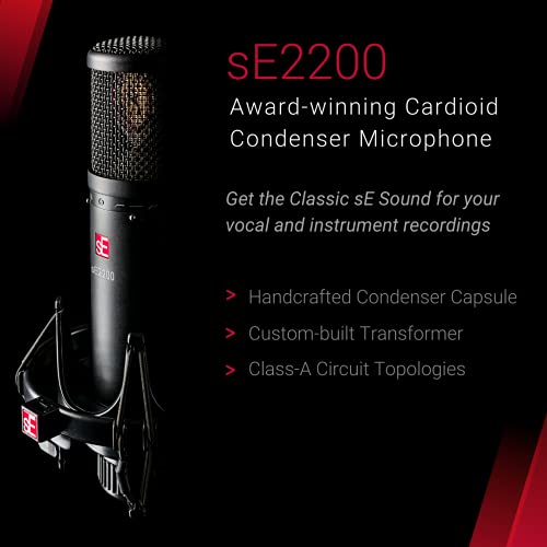 sE Electronics sE2200 Large Diaphragm Cardioid Condenser Microphone