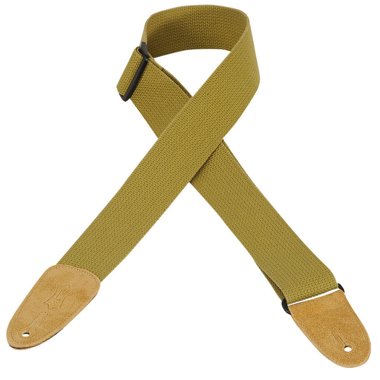 Levyās Standard Cotton Guitar Strap Tan - accessories