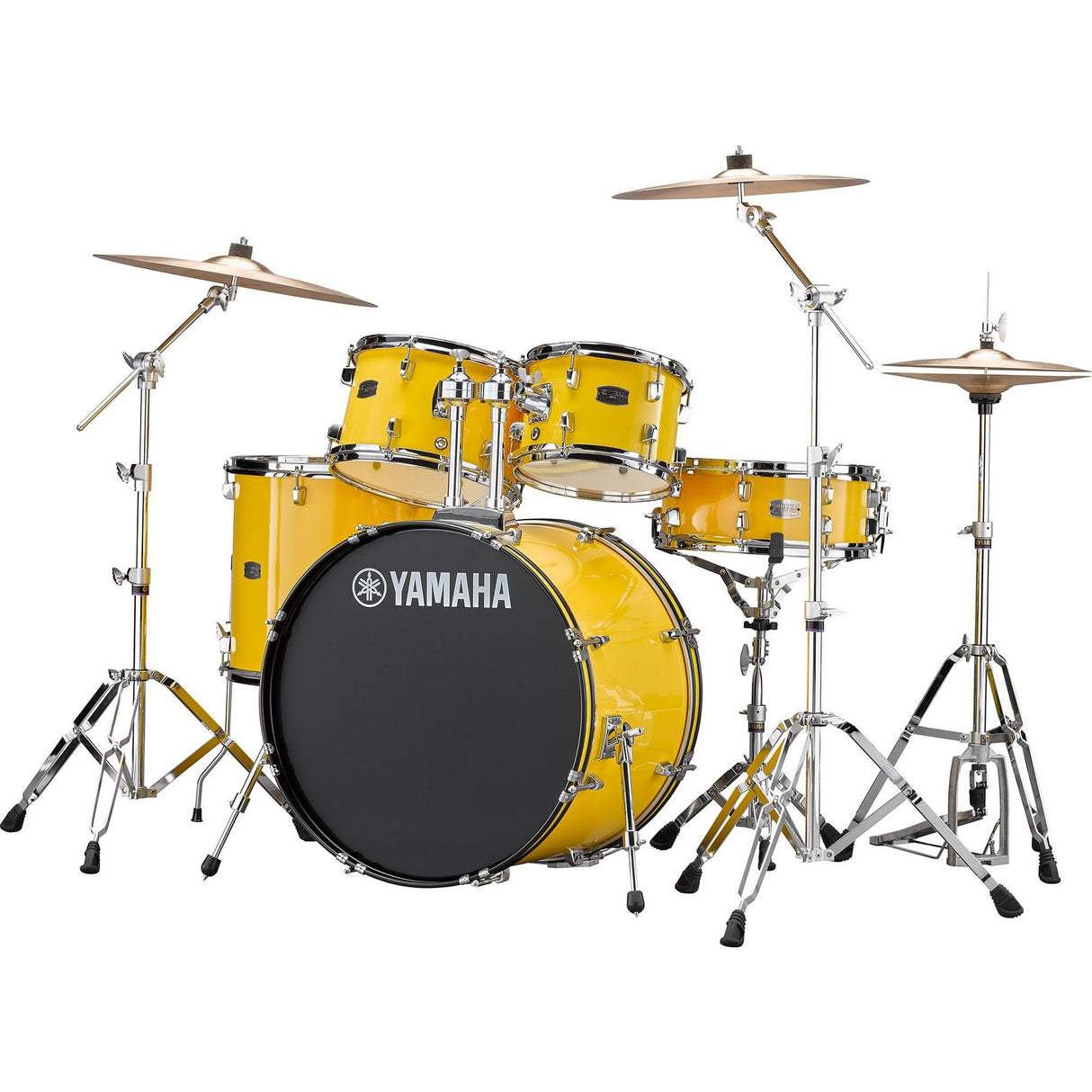 Yamaha Rydeen Series Acoustic 5-Piece Drum Kit - 5-piece set: 1x 20’’ Bass, 1x 10’’ & 12’’ Tom, 1x 14’’ Floor Tom, 1x