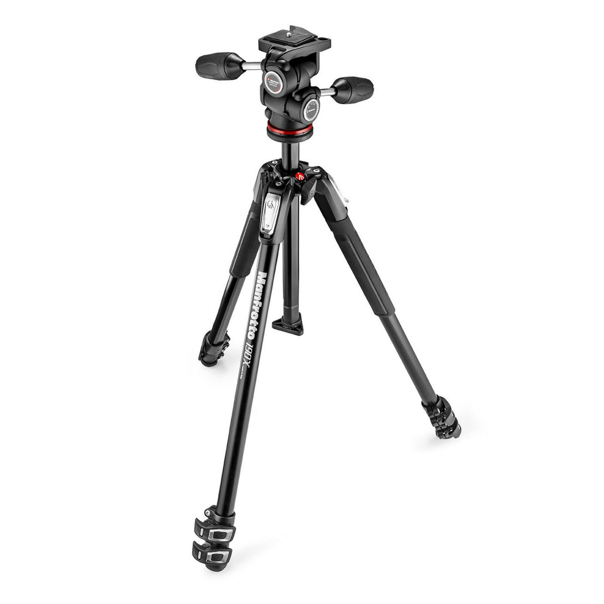 Manfrotto MK190X3-3W1 190X Tripod with 804 3-Way Head and Quick Release Plate