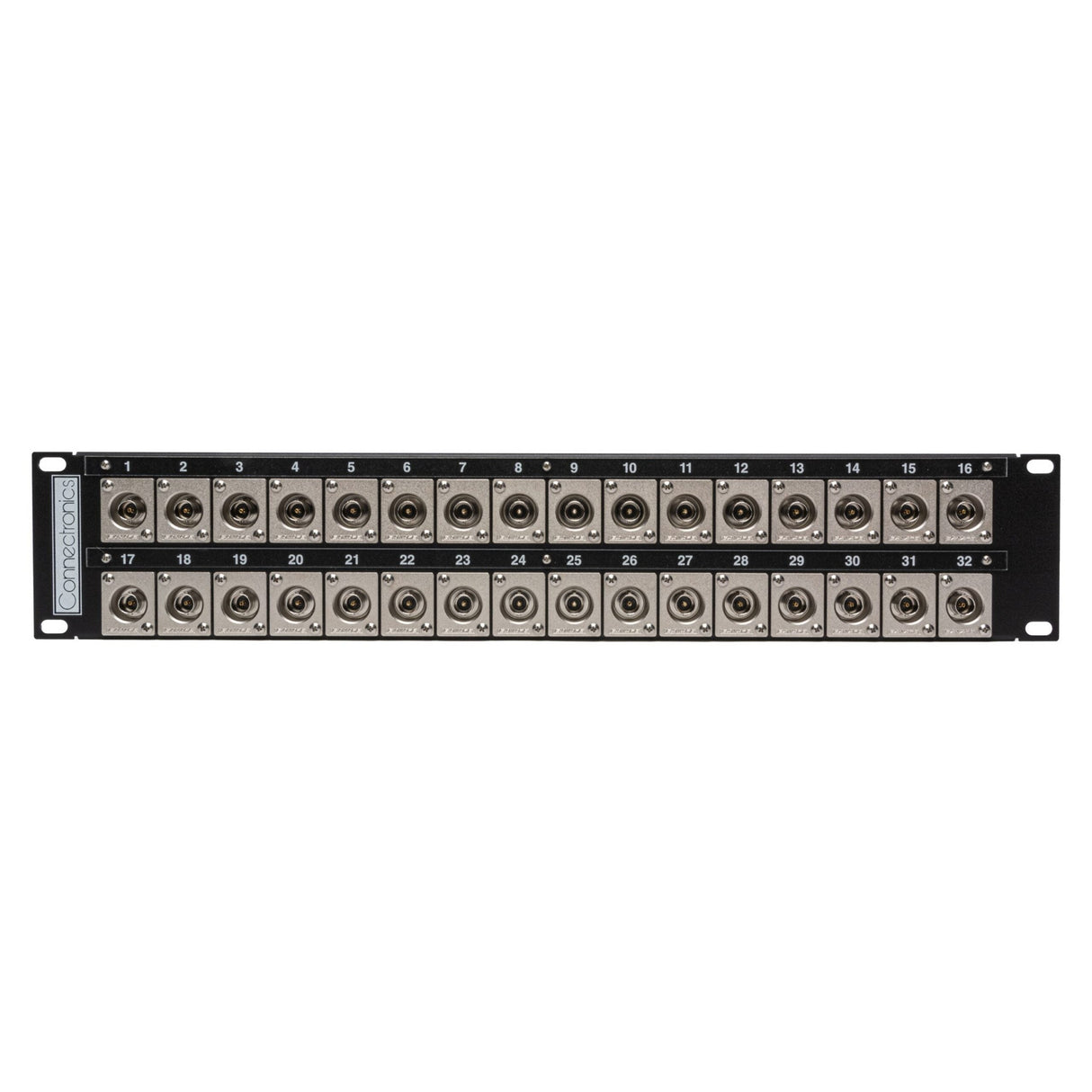 My Custom Shop 32CJ-JRU 2RU 32-Point Recessed BNC Feedthru Patch Panel