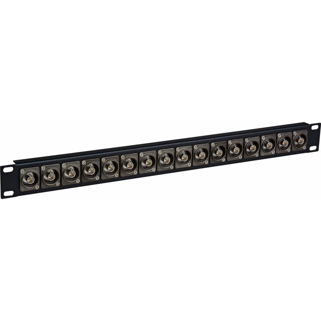 My Custom Shop 16X1UHD-BNCR 4K/8K 12G-SDI Feed-Through BNC Patch Panel - 16 Point 1RU