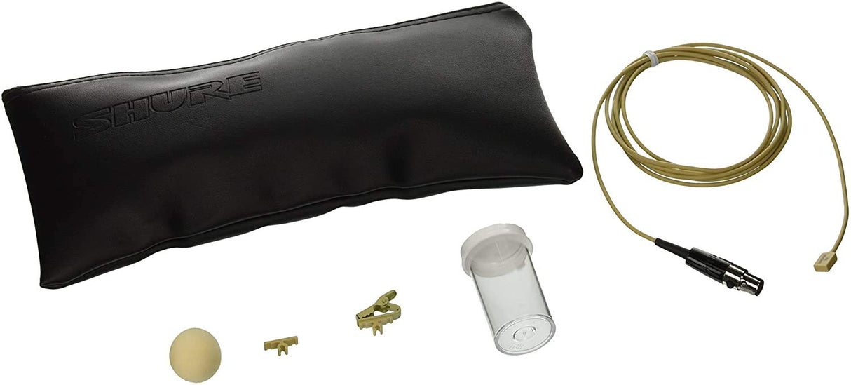 Shure WL93-6T Miniature Omnidirectional Lavalier Microphone Tan