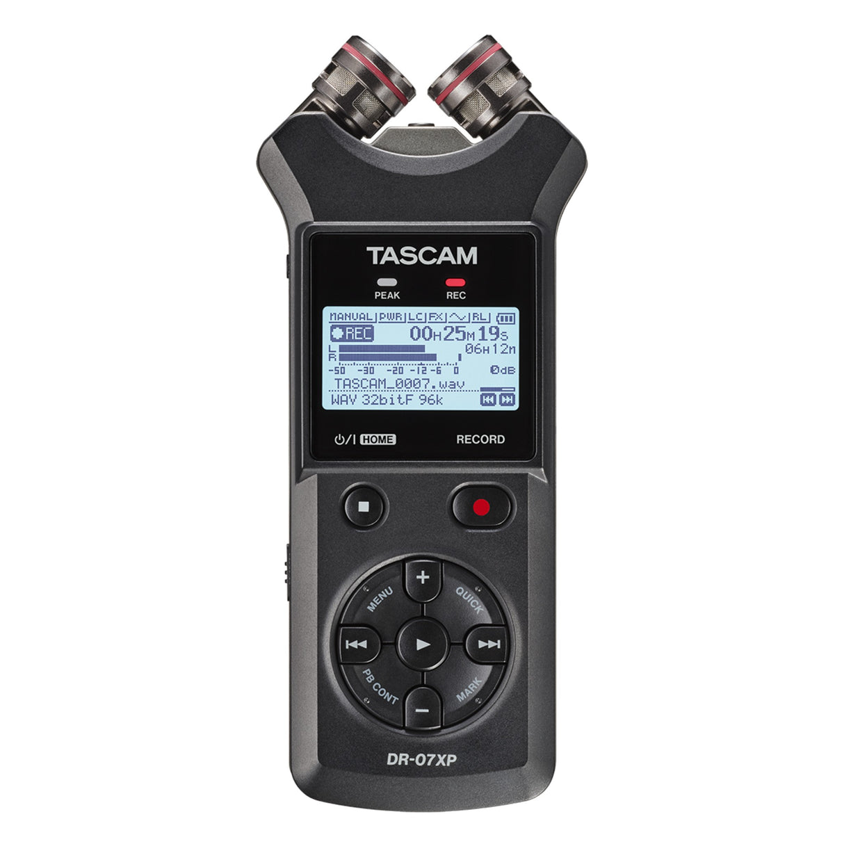 TASCAM DR-07XP 32-Bit Float Handheld Recorder with USB-C Interface