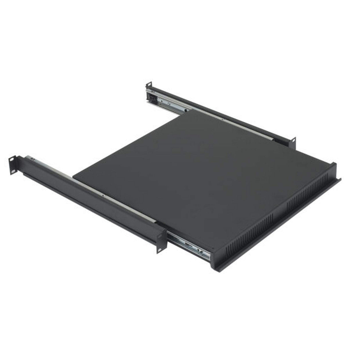 Lowell RSD-116 Reversible Sliding Rack Shelf/Drawer 1U Black