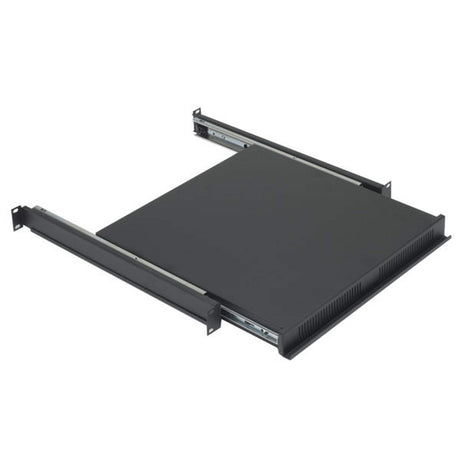 Lowell RSD-116 Reversible Sliding Rack Shelf/Drawer 1U Black