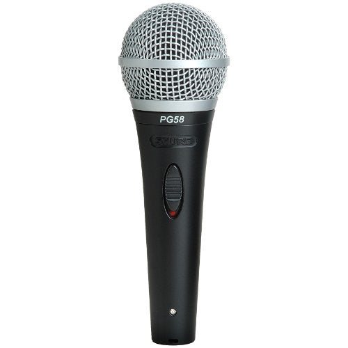 Shure PGA58-XLR Cardioid Dynamic Vocal Microphone XLR-XLR Cable