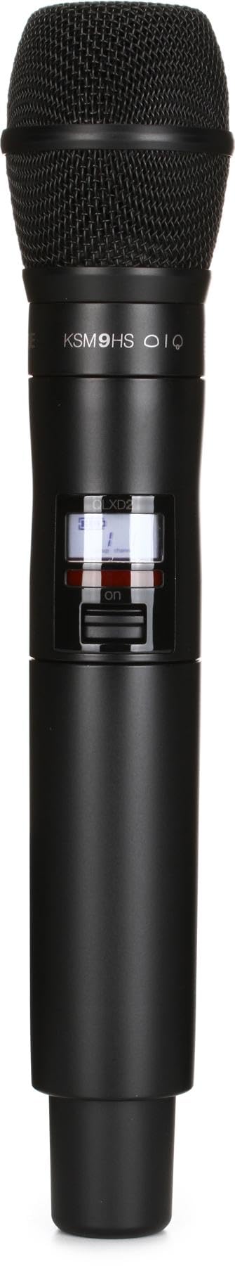 Shure QLXD2/KSM9 Wireless Handheld Transmitter - J50A: 572 - 608 / 614 + 616 MHz / Supercardioid / Cardioid