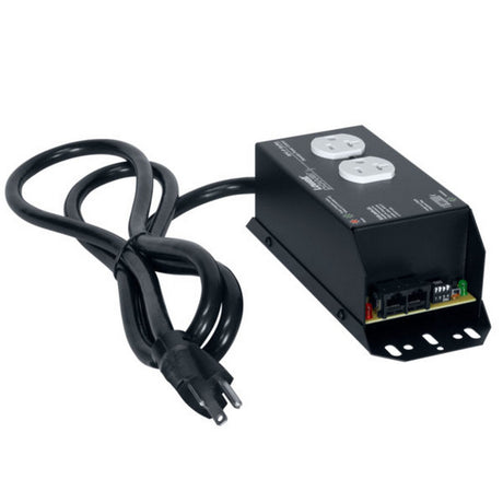 Lowell RPC-P20-SCD Pass-Through Remote Power Control 20A 5-20R Duplex Outlet Cord