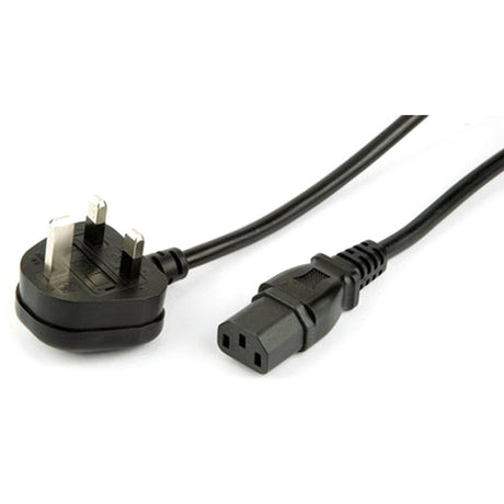 Lectrosonics 21643 AC Power Cord Female IEC320 to UK BS 1363 Plug