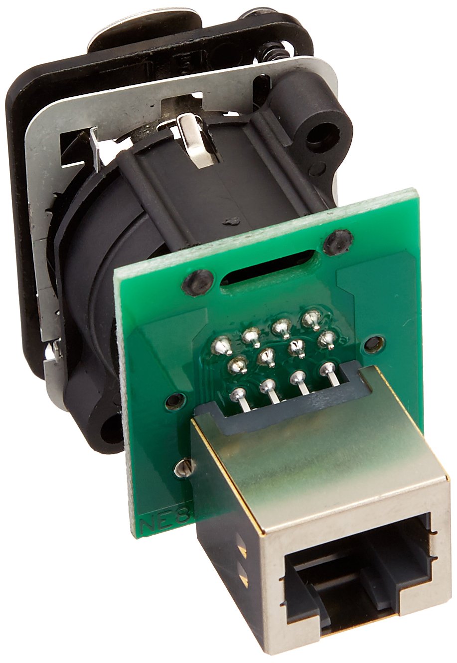 Neutrik NE8FDP-B etherCON RJ45 Feedthru Black