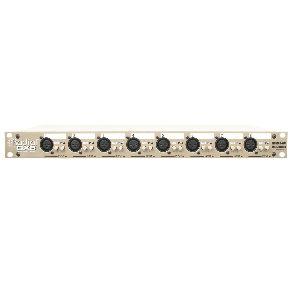 Radial OX8-j 8-Channel Microphone Splitter Jensen