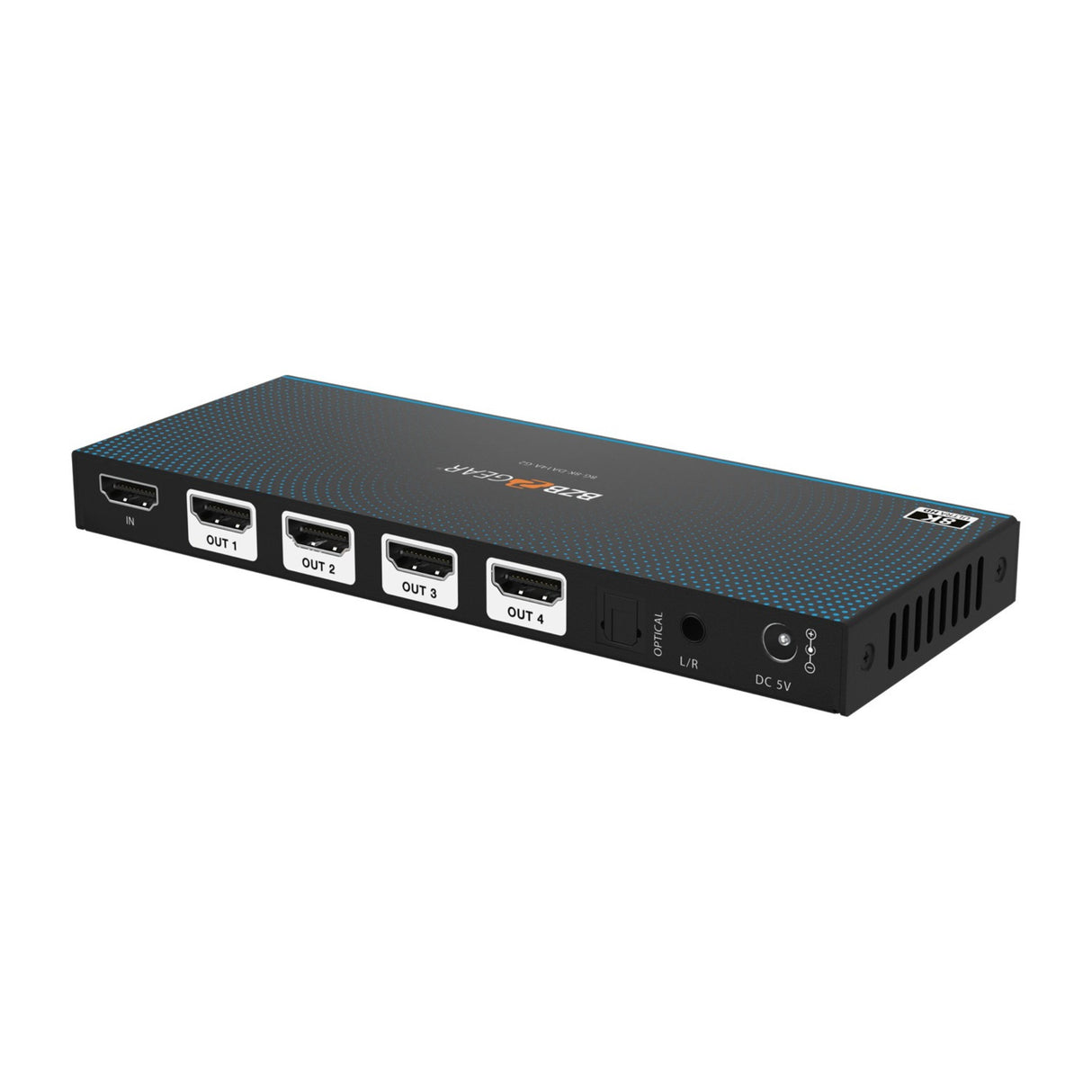 BZBGEAR BG-8K-DA14A-G2 1x4 8K HDMI 2.1 Splitter Downscaler