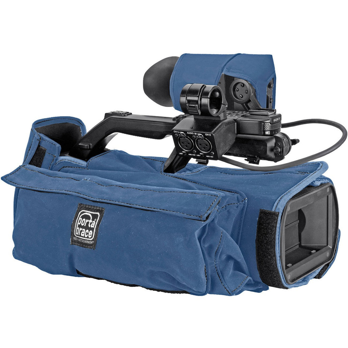 PortaBrace CBA-PMW300 Camera Body Armor Case for Sony PMW-300 Blue