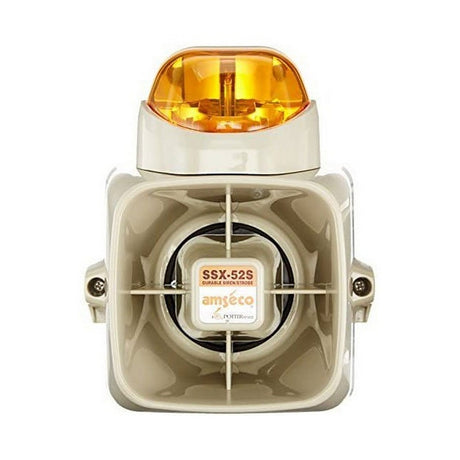 Potter SSX-52SA SSX-52 Series 120dB Durable Siren Strobe Amber Lens Color