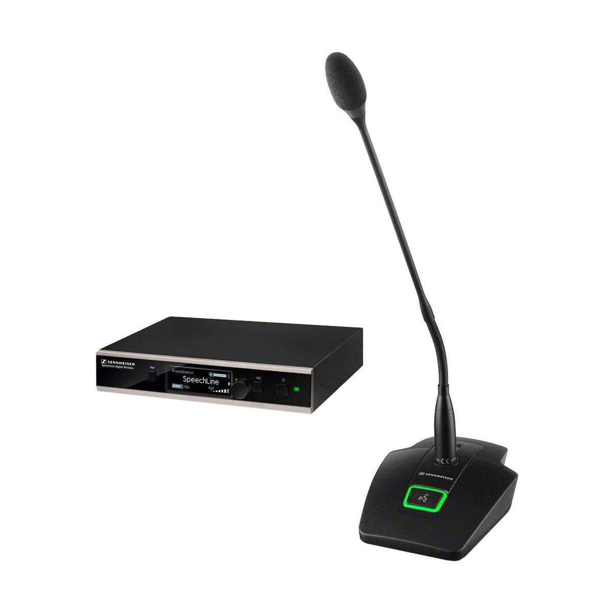 Sennheiser SL TS 133 GN SET DW-4 US Wireless Tablestand Gooseneck Microphone Set