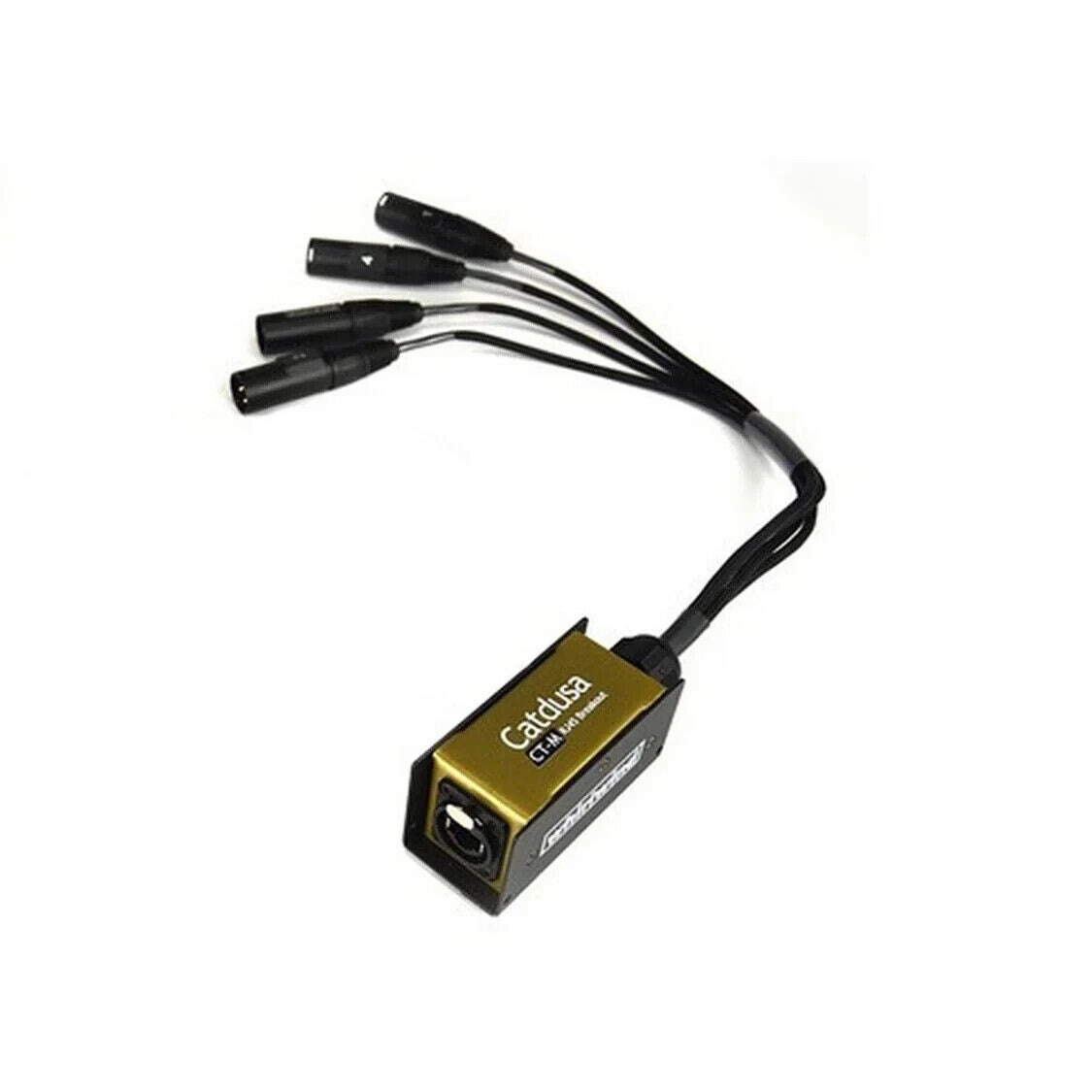 Whirlwind CT-M Cat5e Ethercon to 4 XLRM Snake Cable 1.5 Feet