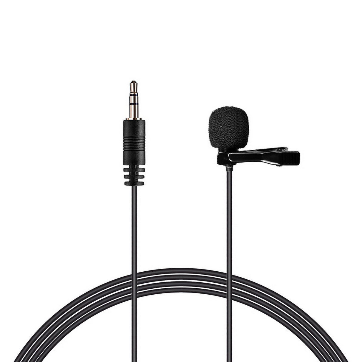 Comica CVM-V01CP Omnidirectional TRS Lavalier Microphone for Cameras 14.7-Feet