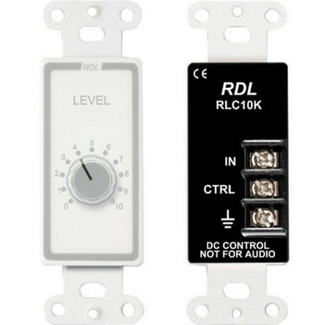 RDL D-RLC10K Remote Level Control Panel to 10 Ohms