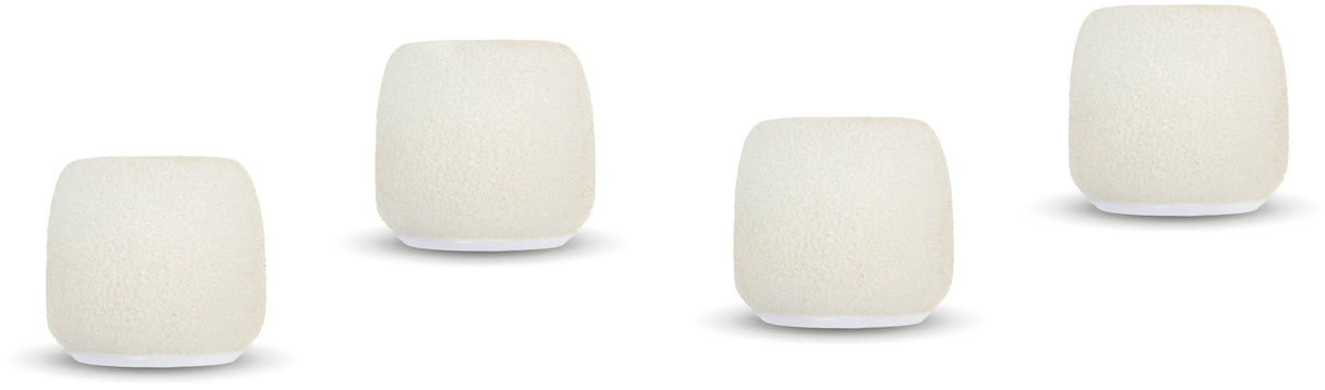 Shure ACVO4WS-W Foam Windscreen for Centraverse Overhead Condenser Microphones White 4-Pack