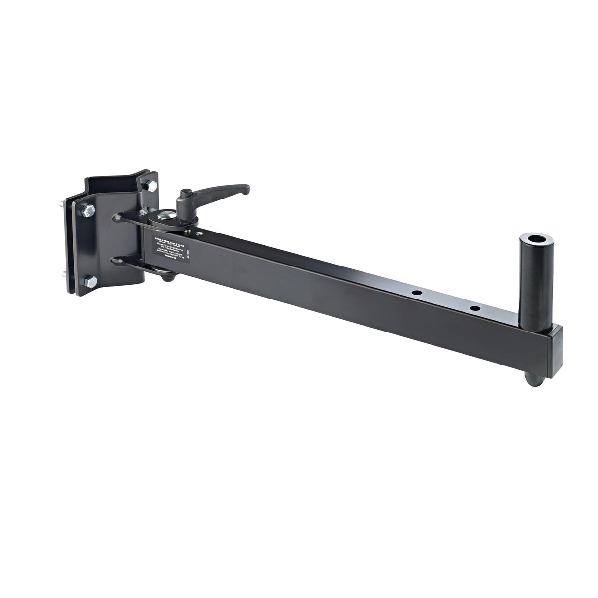 K&M 24150 Speaker Mount for Vertical Traverse System Black