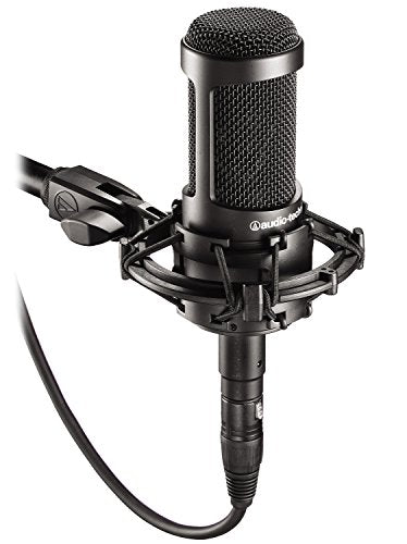 Audio-Technica AT2035 Side Address Cardioid Condenser Studio Microphone