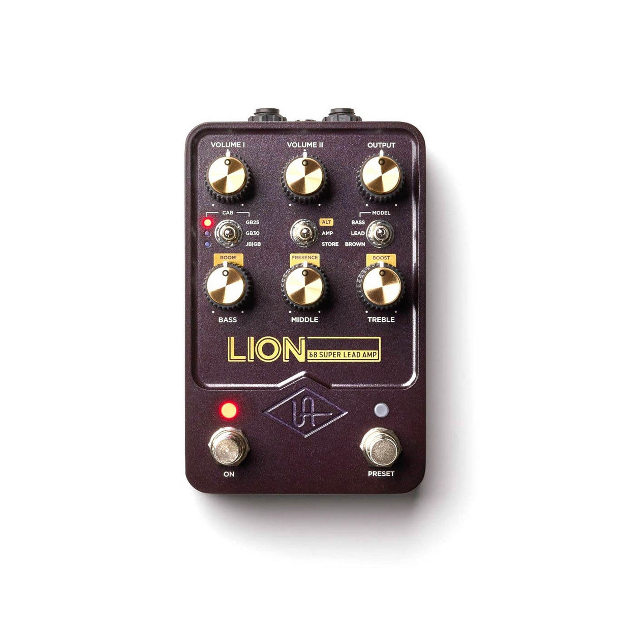 Universal Audio Lion ’68 Super Lead Amp Emulation Guitar Pedal with Bluetooth