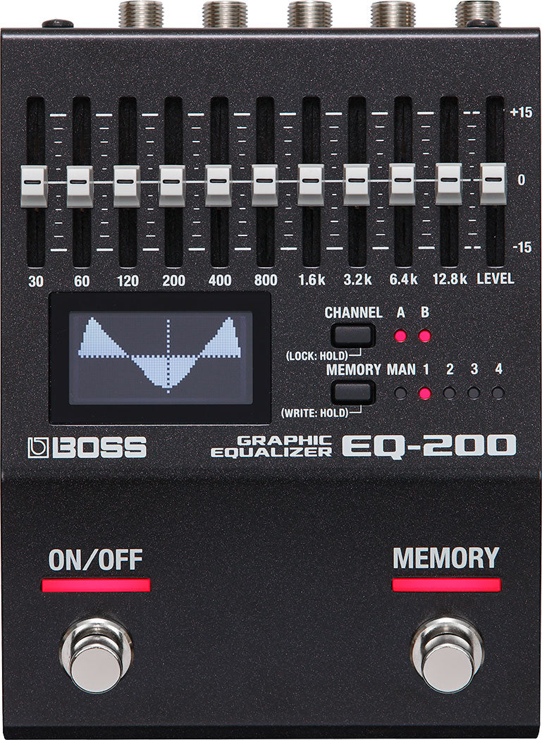 BOSS EQ-200 stereo equalizer effects pedal